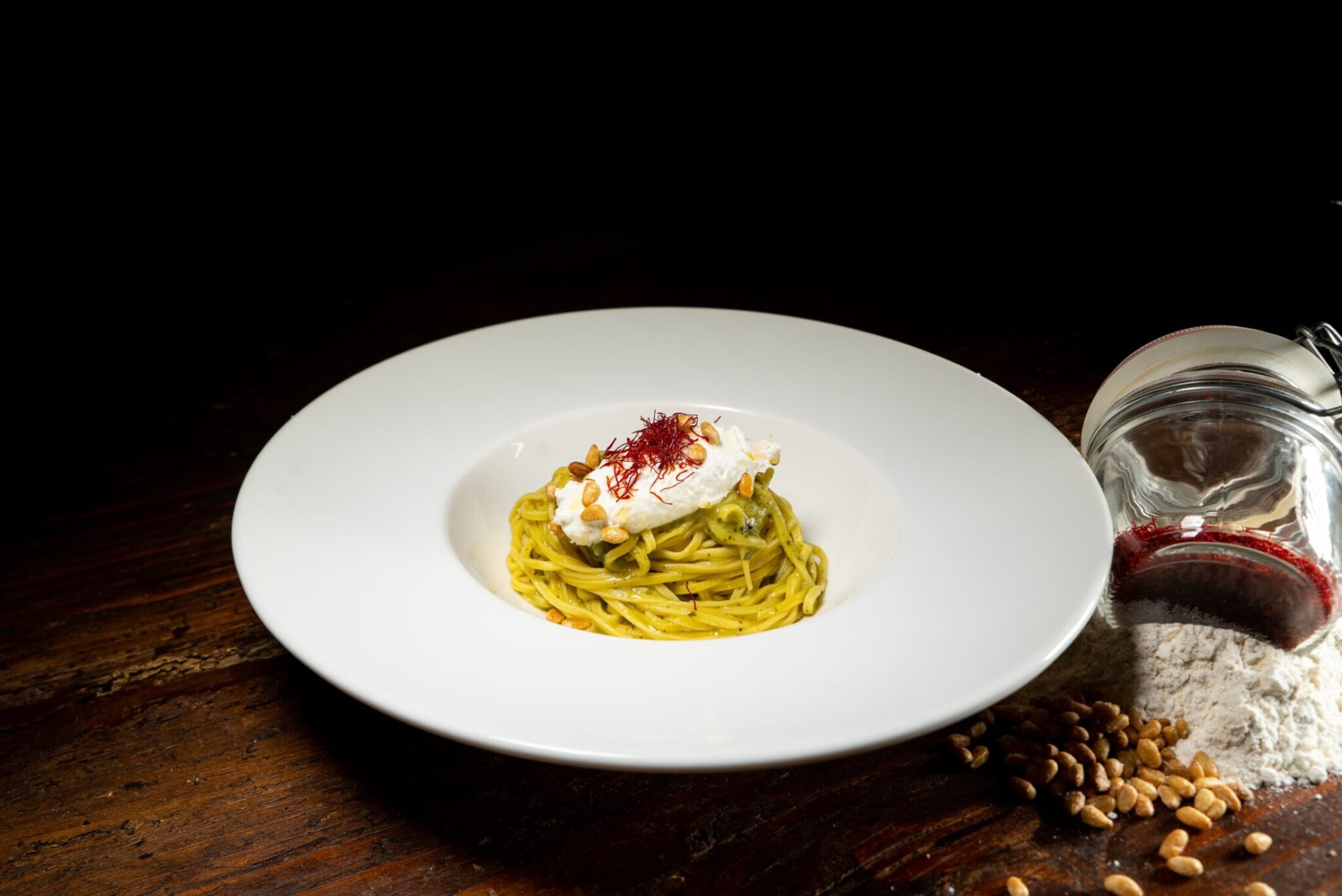 Foto piatto ristorante delle linguine