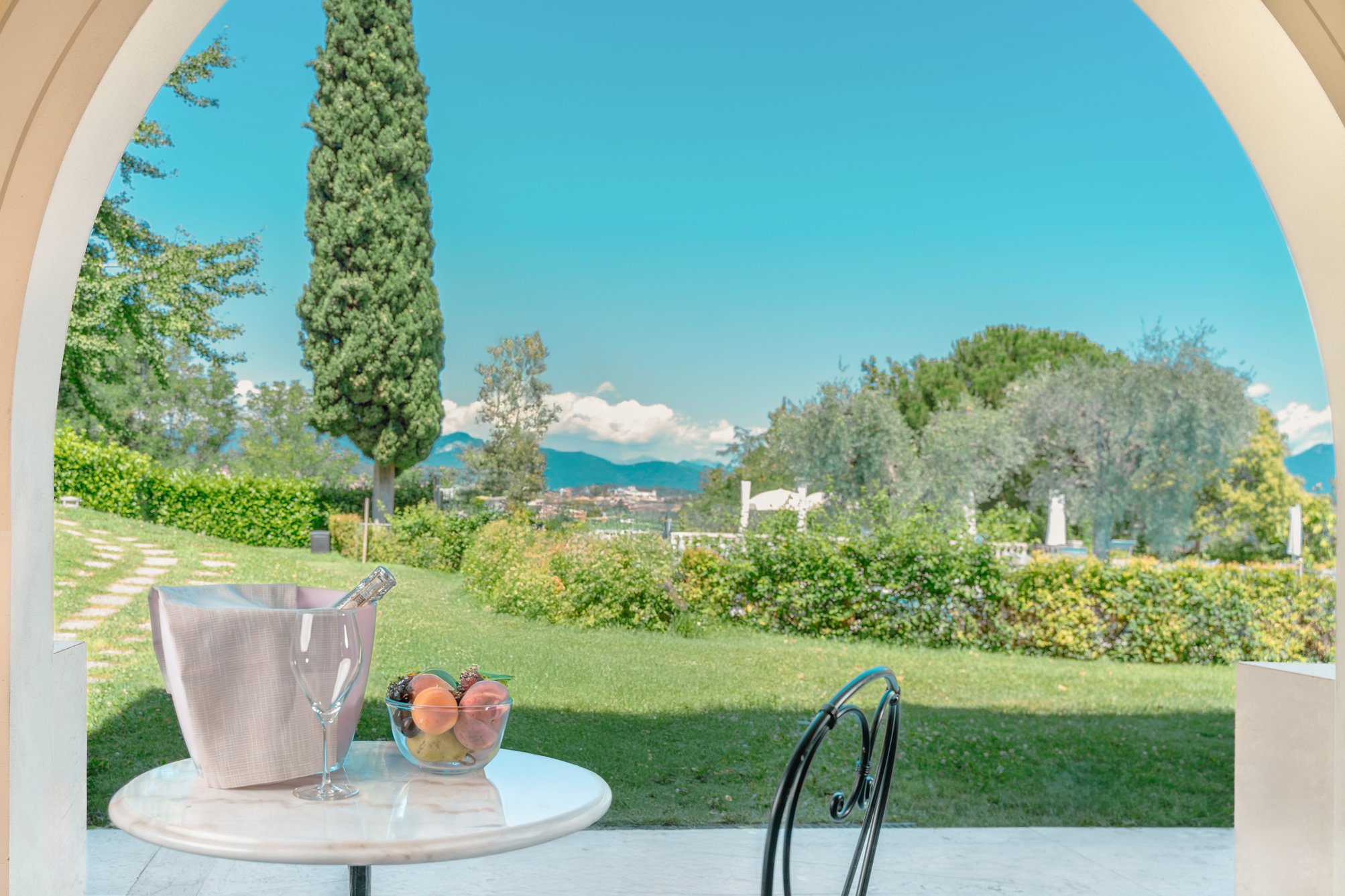 Foto del giardino della camera da letto